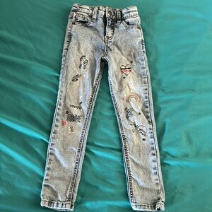 CAT & JACK GIRL’S LIGHTWASH JEGGING SIZE 5